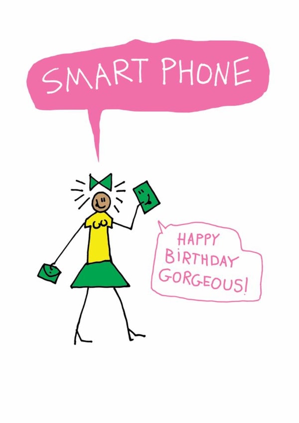 Smartphone birthday fun created by Reason to Send