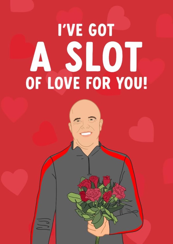 Funny Arne Slot Valentine's Day / Anniversary Card for Liverpool Football Fan created by The Cake Thief