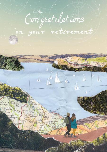 Travel retirement card card