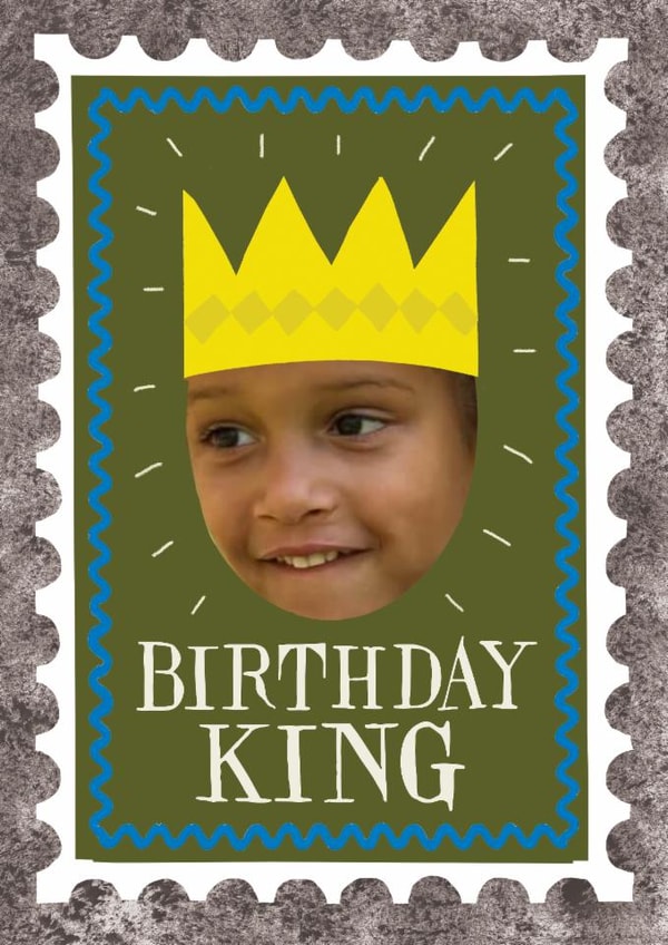 Classic Birthday Card - For Him - Birthday King created by Hadley Paper Goods Ltd