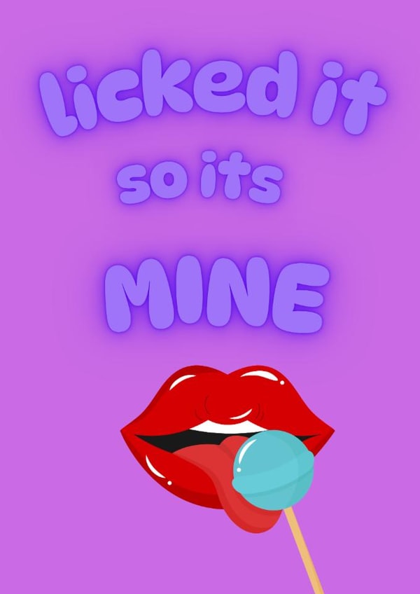 Cheeky valentine's day card - fun- for her created by Remix by Rena