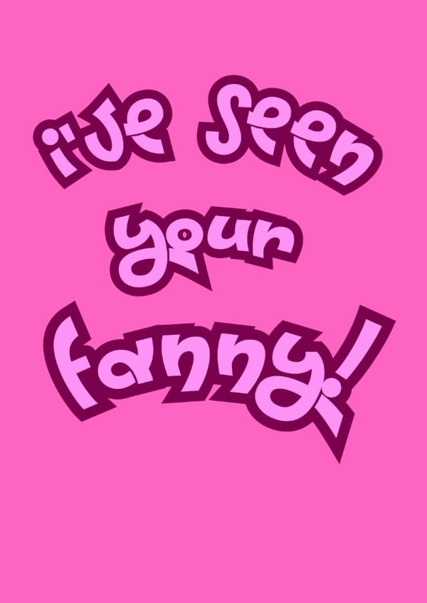 Cheeky queer valentine's card - for her created by Remix by Rena