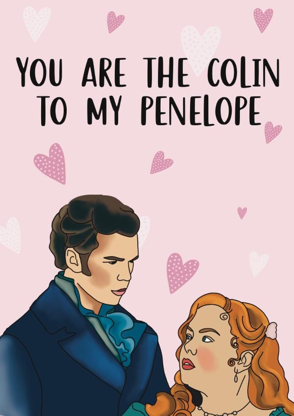 Cute bridgerton  themed car for Valentine’s Day or just to say I love you! created by Peatree Art