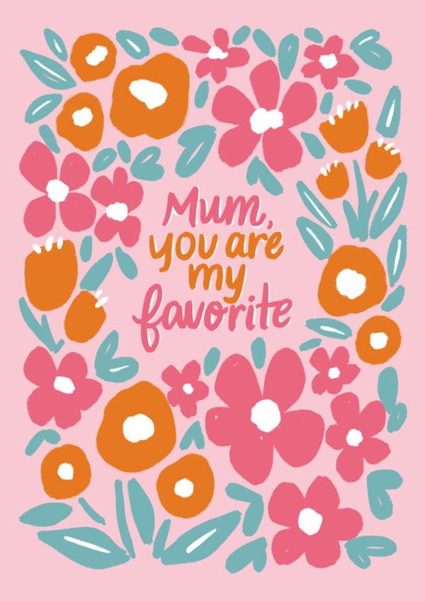 Pretty Mother's Day Card - My Favourite created by Cindy Reynolds