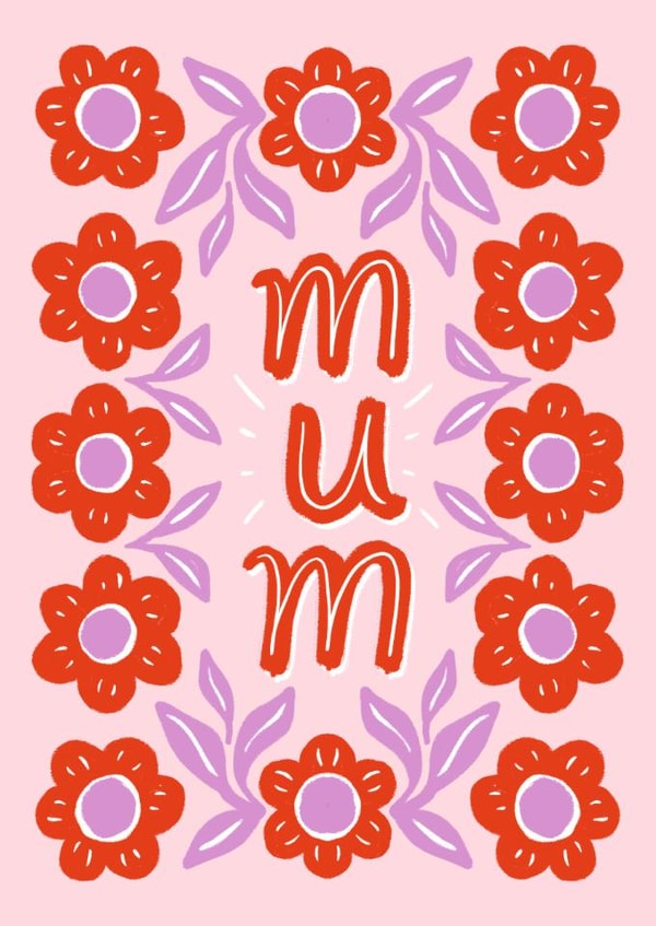 Pretty Mother's Day Card - Colourful Florals created by Cindy Reynolds