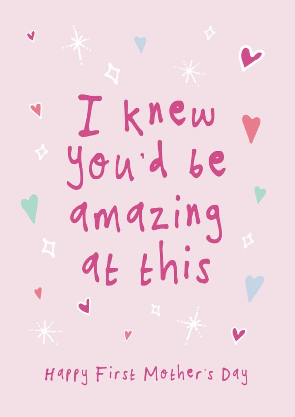 Pretty Mother's Day Card - Amazing - First Mother's Day created by Bow & Bell