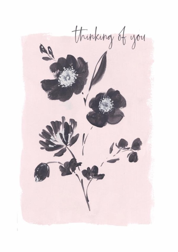 Classic Thinking Of You/Sympathy Card - For Her - Flowers created by Rebecca Prinn