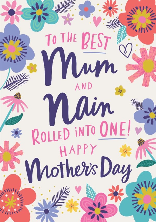 Pretty Mother's Day Card - Mum And Nain created by Dotty Black