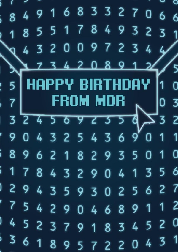 Funny Birthday Card - Severance - From MDR created by Emily Parry