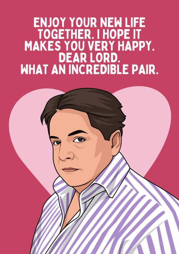 Funny Wedding/Engagement Card - Peter Marsh Meme - Incredible Pair created by Sundiva Designs