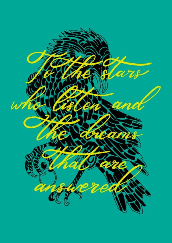 Romantic Valentine's Day/Anniversary Card - ACOTAR - To The Stars Who Listen created by ceebeefee