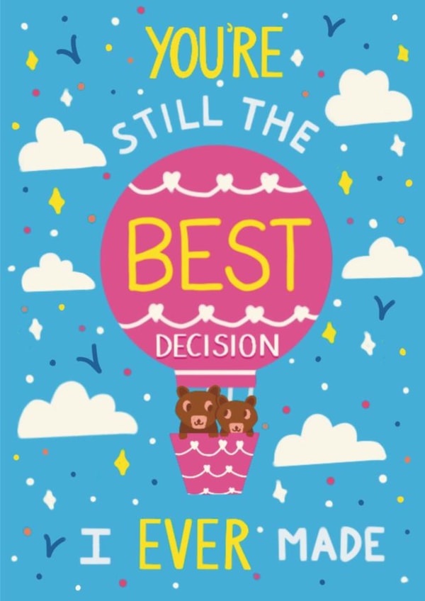 Cute Anniversary Card for Significant Other created by Subasree