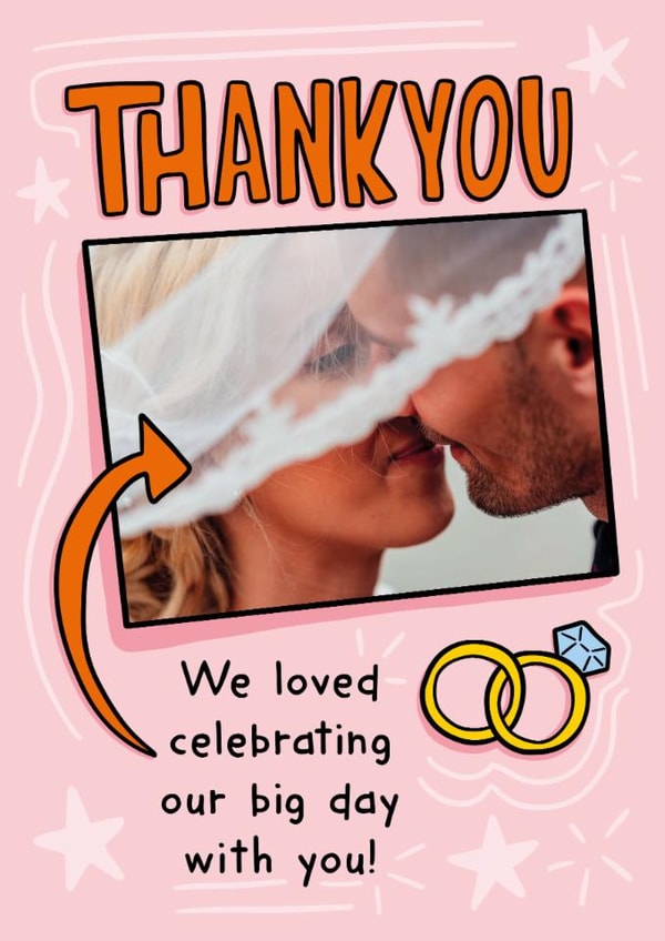 Cute Thank You Card - Our Big Day | thortful