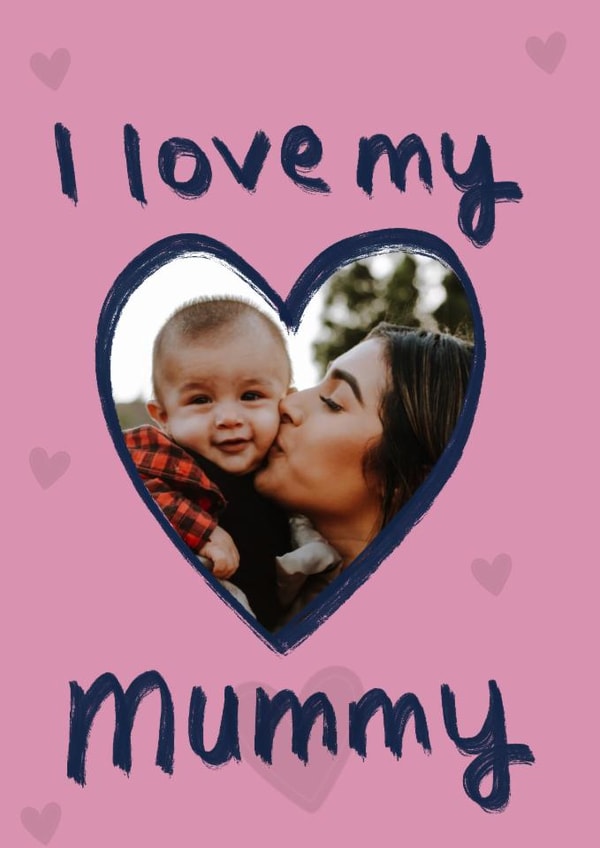 Cute Mother's Day Card - Mummy - Heart Frame created by Gobbygifts