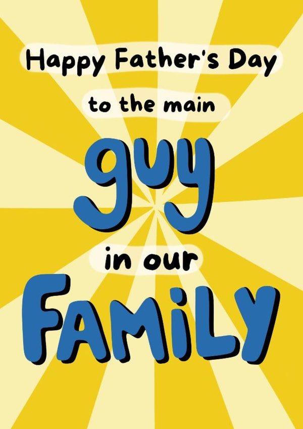 Funny Father's Day Card - Family Guy created by Gobbygifts