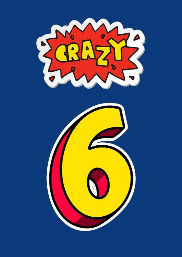 Fun card for any 6 year old! created by Northern Balance Design 