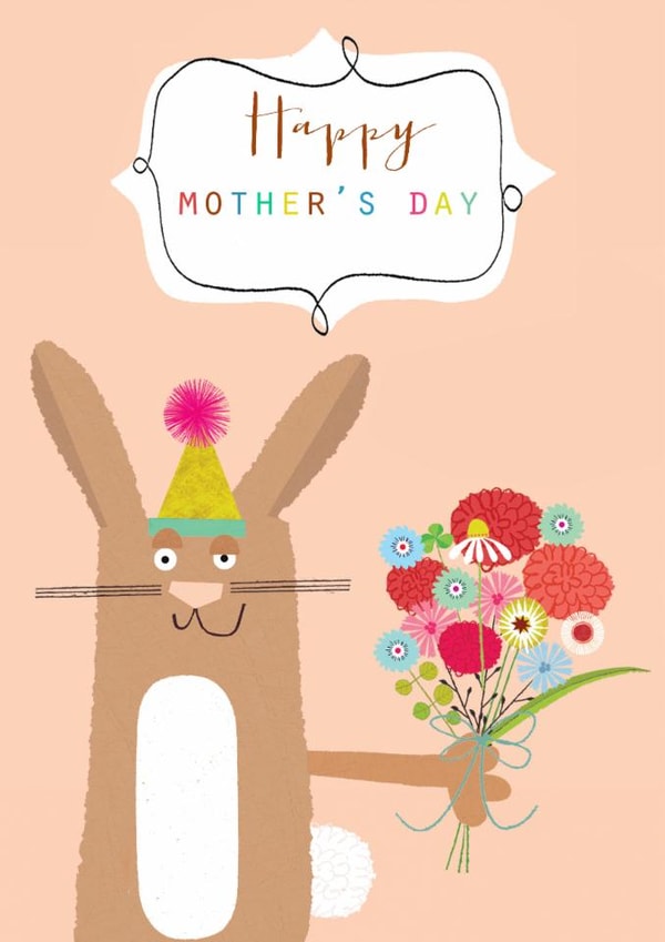 Cute Mother's Day Card - Bunny Rabbit created by Kali Stileman