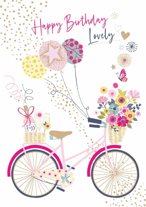 Classic Birthday Card - For Her - Flowers created by Marketa Rams Designs