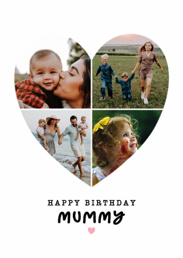 Classic Birthday Card - For Mummy - Heart Frame created by @hollielonglanddesigns