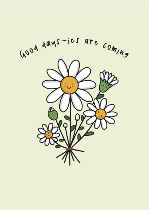 Cute Get Well Card - Dasieis created by Little Big Pie