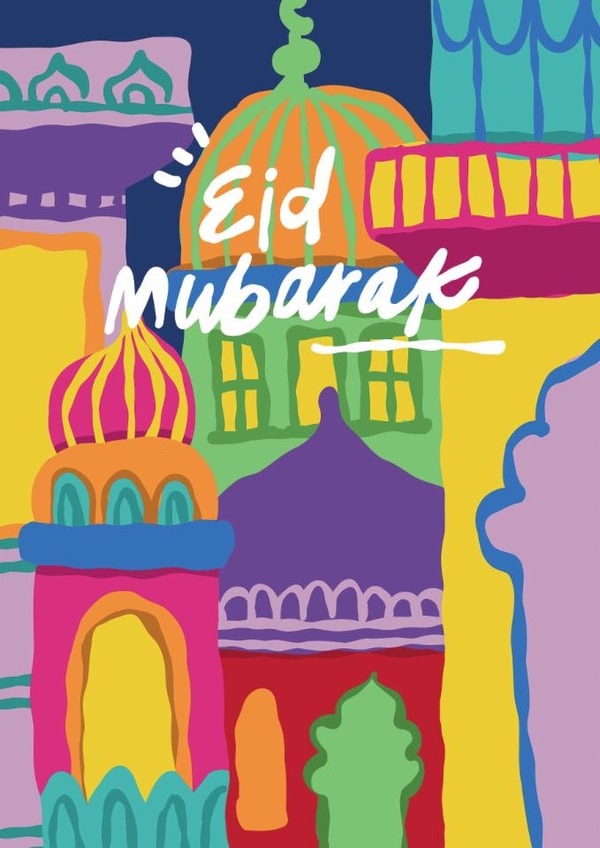 Fun Faith Card -  Eid Mubarak Celebration Card created by The Playful Indian
