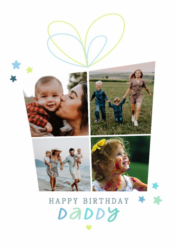 Classic Birthday Card - For Daddy - Present created by @hollielonglanddesigns