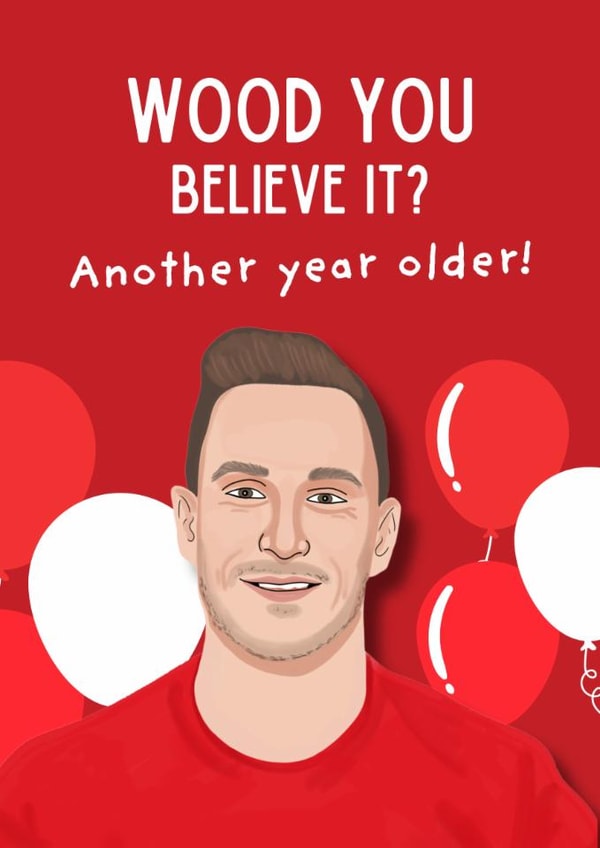 Punny Birthday Card - Chris Wood - Pun created by Original Fox Cards