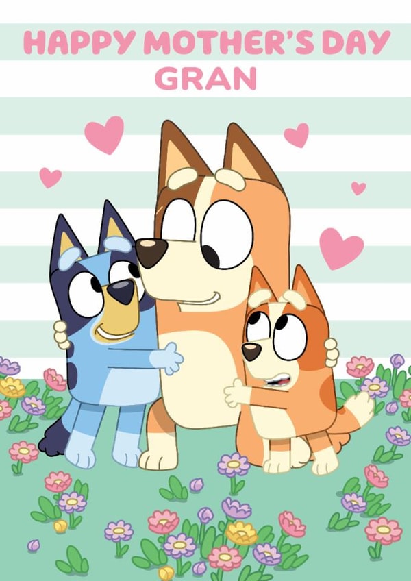 Cute Bluey Mother's Day Card for Gran created by Danilo