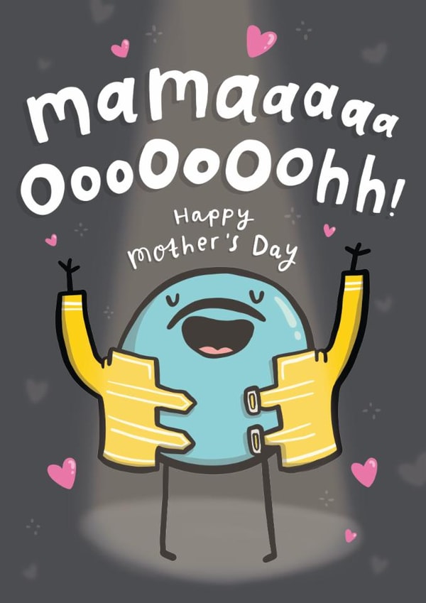 Funny Mother's Day Card - Queen - Mama Ooooh created by Arrow Gift Co