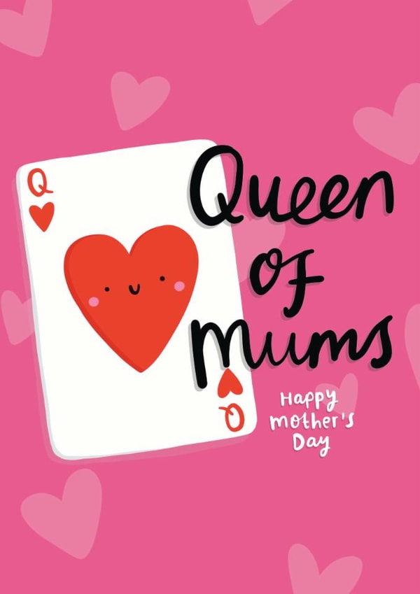 Cute Mother's Day Card - Queen Of Mums created by Arrow Gift Co