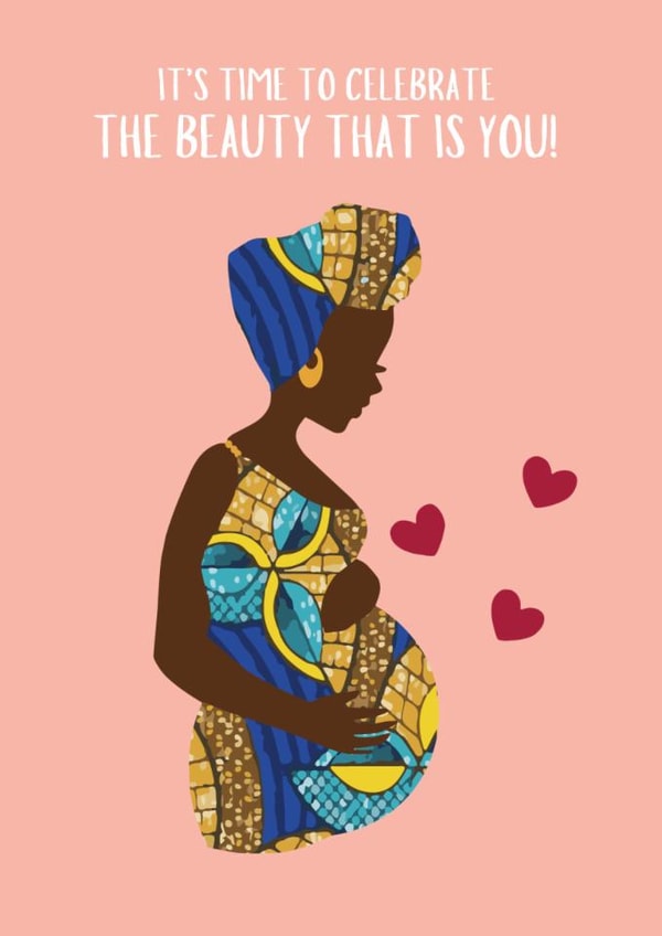 Cute Mother's Day Card - Mum To Be created by AfroTouch Design