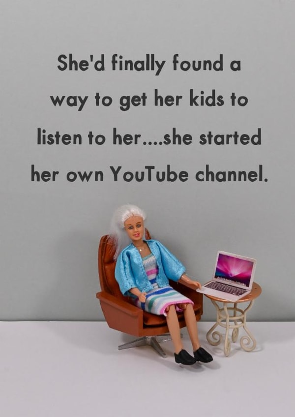 Funny parenting created by Bold & Bright Cards