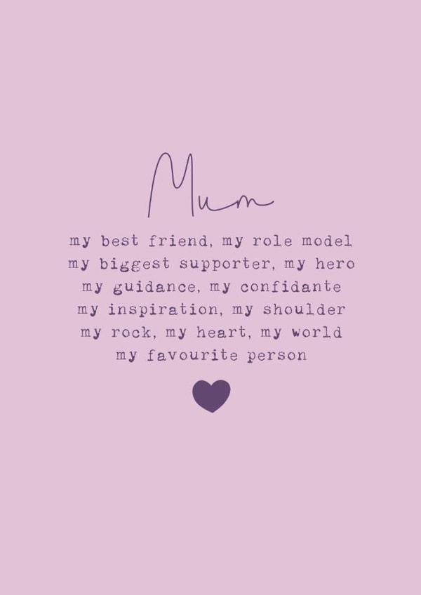 Classic Mother's Day Card - Favourite Person created by Cake For Breakfast