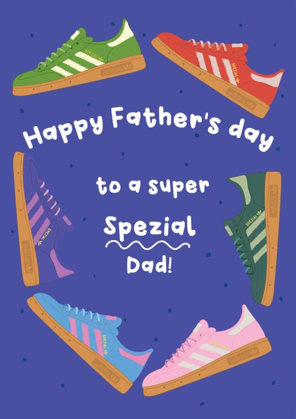 Punny Father's Day Card - Super Spezial Dad created by @Laura Lonsdale Designs