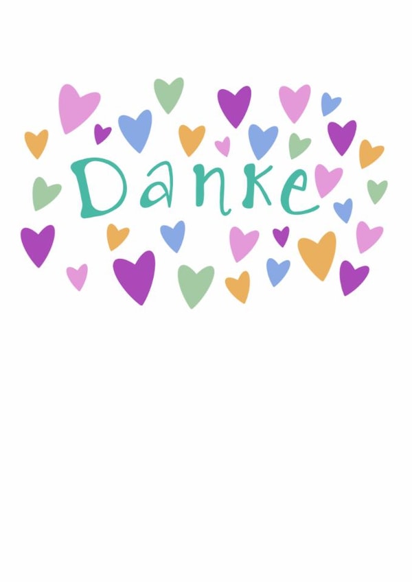 A German thank you created by The Happy Potato