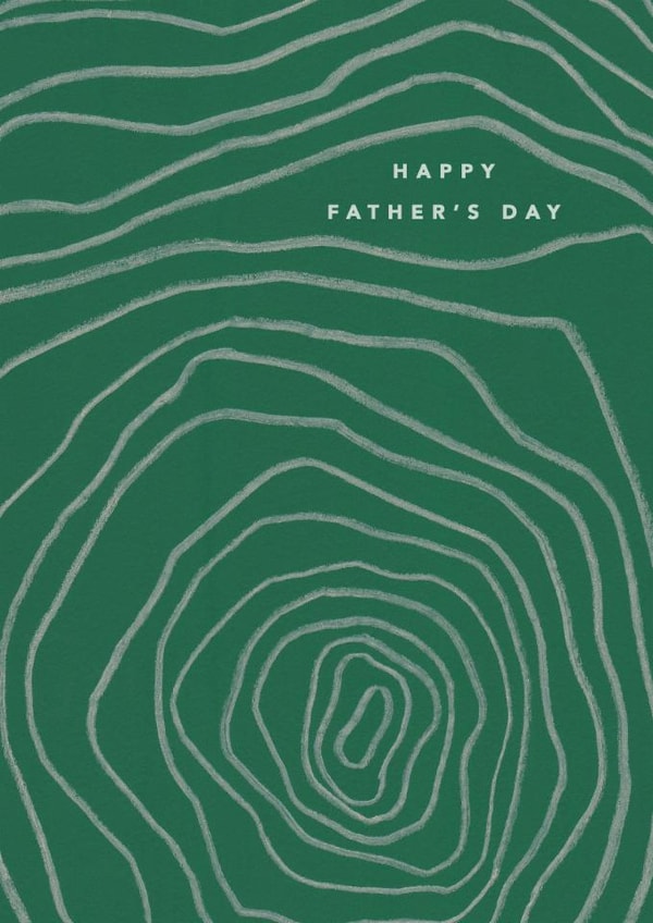 Classic Father's Day Card - Mountain Contours created by Joy Jen Studio
