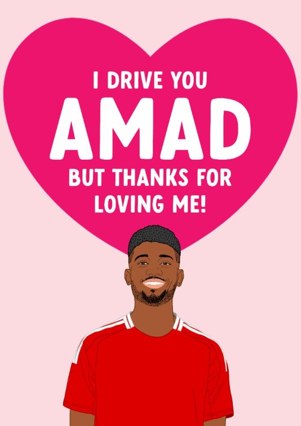 Funny Mother's Day Card - Amad Diallo - Pun created by The Cake Thief