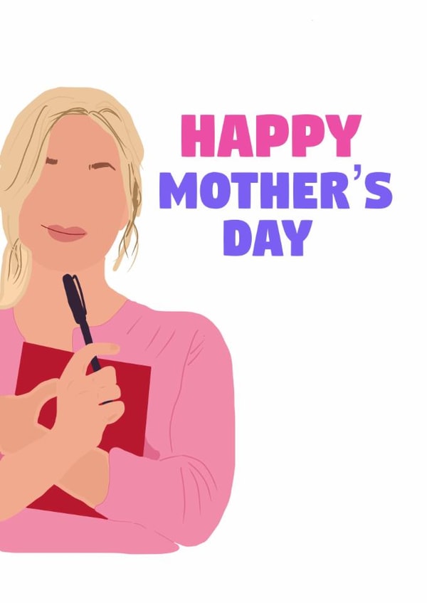 Movie themed Mother’s Day card created by the.printclub