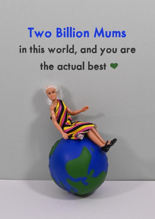 Cute Mother's Day Card - The Best created by Bold & Bright Cards