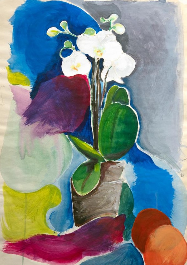 Still life Orchid created by Lizzie O'Grady