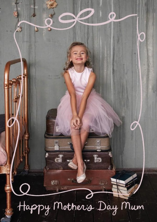 Pretty Mother’s Day Card - Pink Bow Frame created by Jenna Holcomb