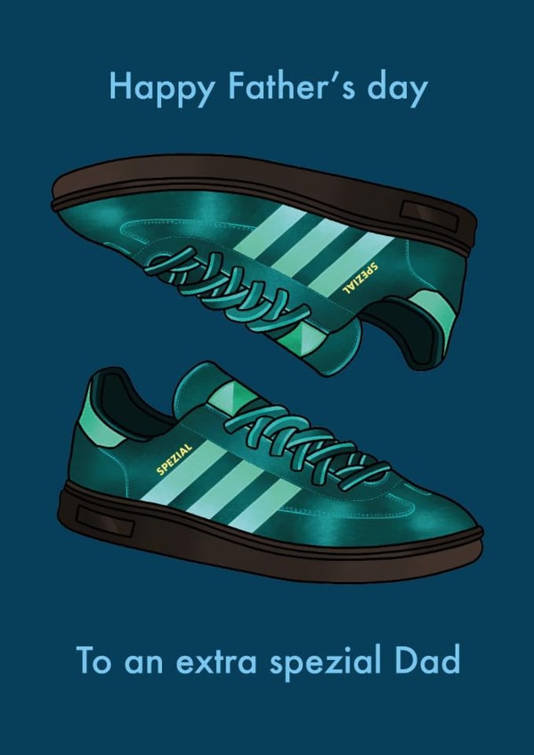 Fun Father's Day Card - Adidas Spezials created by Emelia Brooks