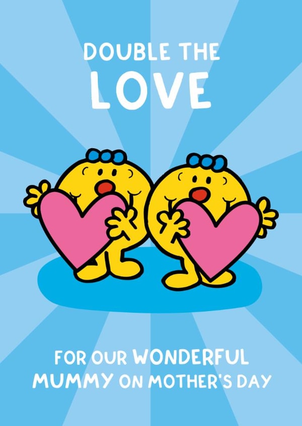 Cute Mother's Day Card - Mr. Men - From The Kids created by Mr. Men