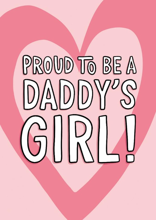 Cute Father’s Day Card - Daddy’s Girl created by TeePee Creations