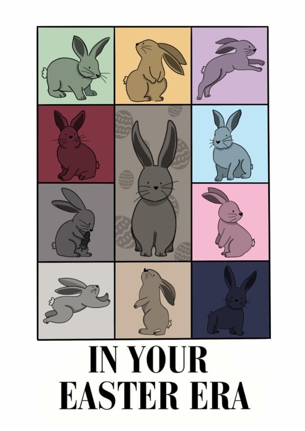 Cute Easter Card - Eras Tour - Taylor Swift created by From Deanna