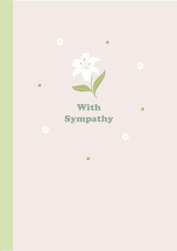 Classic Sympathy Card - Lily created by Happy Street