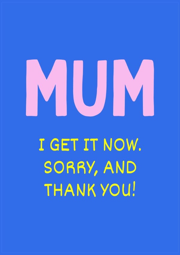 Funny Mother’s Day Card – Humorous & Witty Mum Card for Mum or Stepmum created by Tickled Prints