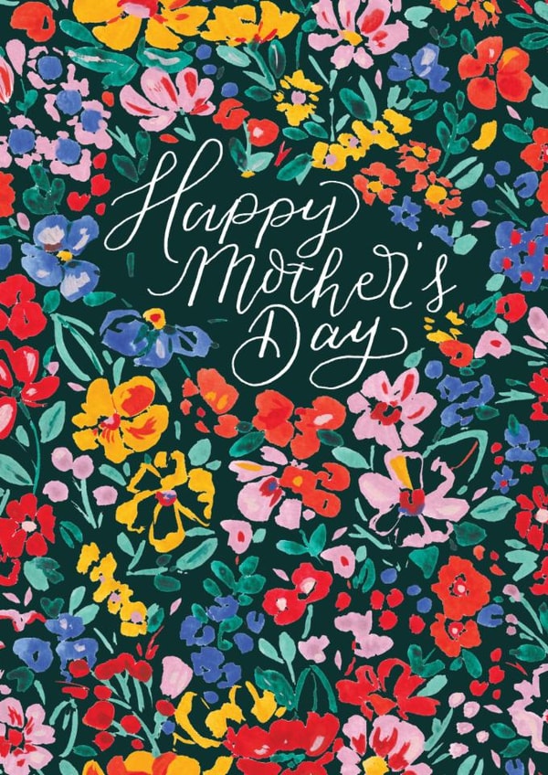 Pretty Mother's Day Card - Floral - Spring Flowers created by Rebecca Prinn