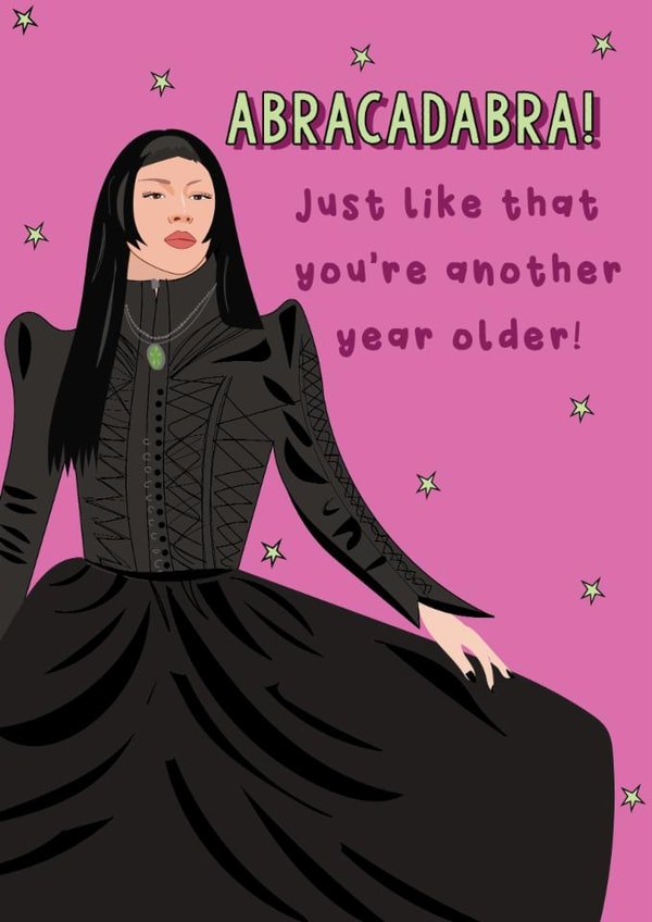 Funny Birthday Card - Lady Gaga - Abracadabra created by @Laura Lonsdale Designs