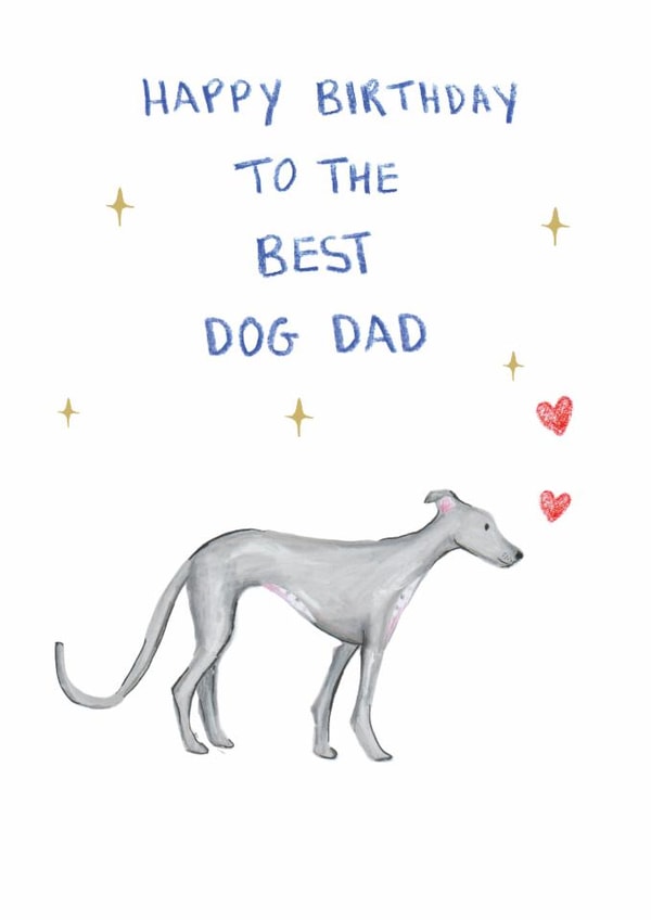 Cute Birthday Card - For Dad - From The Dog | thortful